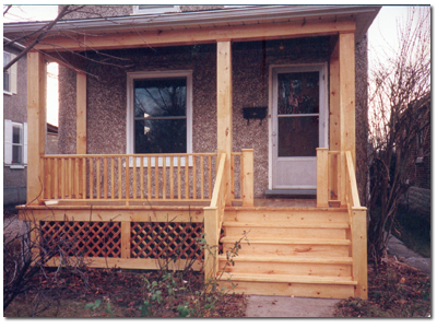 Wooden Porch Image